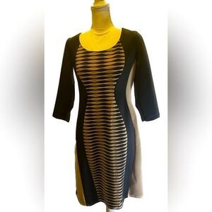 Ronni Nicole two-tone dress